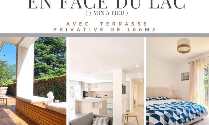 Annecy-le-Vieux Apartment | Proche du lac et des commerces, appartement neuf, au calme, avec 3 chambres et une grande terrasse