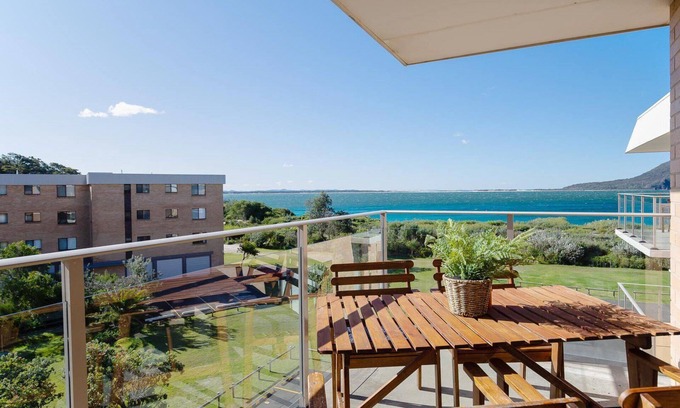 Nelson Bay Apartment | Promenade 12, 8 Intrepid Cl - fantastic waterfront unit with air con and Wifi