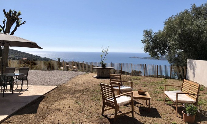 Cargese Apartment | PROMOTION: "Paomia" - New T3, air-conditioned, exceptional view
