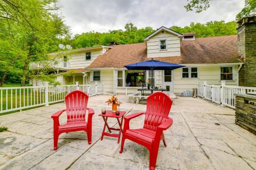 Callicoon Center House | Quaint Abode with Fire Pit 9 Mi to Fly Fishing!