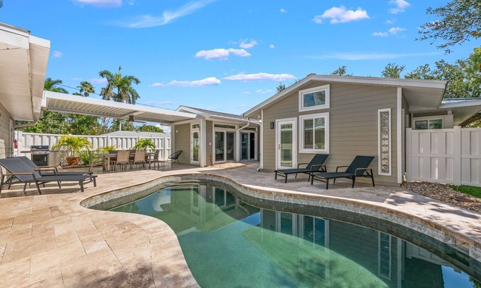 Saint Armands Key House | Reel Me In: Lido Key Rental with Private Pool, Walk to St. Armands & Beach