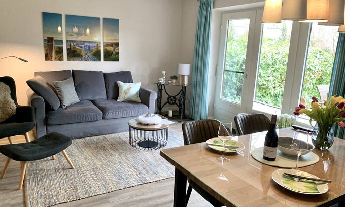 St. Peter-Ording Apartment | Reet-ferienhaus Hallig Oland Wohnung Robbenhütte Willi