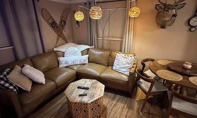 Pocatello Apartment | Relax in a serene patio oasis & a rejuvenating massage chair after a long day!