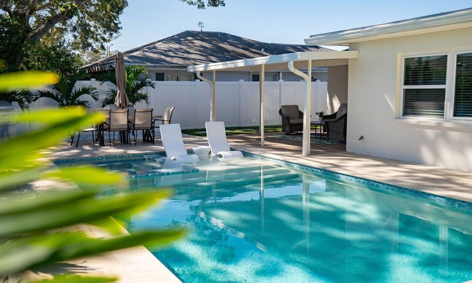 Clearwater House | Relax & Recharge Pool Spa Prime Location