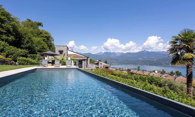 Baveno Apartment | Relaxing Oasis: Villa with Private Pool & View