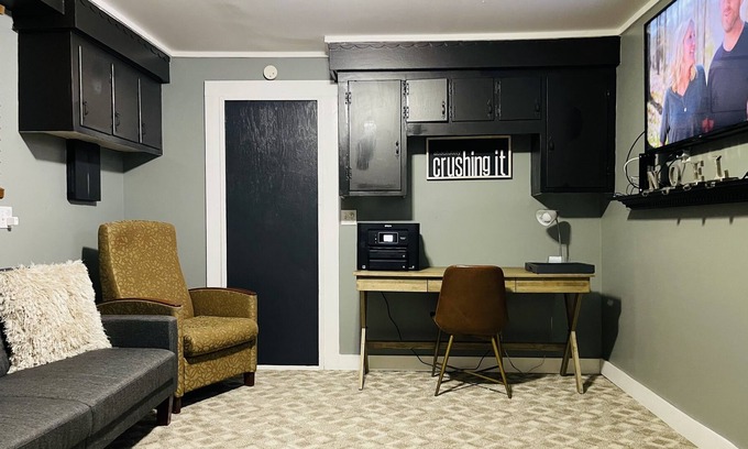 Rochester Apartment | Remodeled apartment w/fire pit, outdoor sitting
