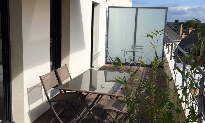 Perros-Guirec Apartment | Renovated 5-Person Apartment with Large Terrace in Perros-Guirec Center