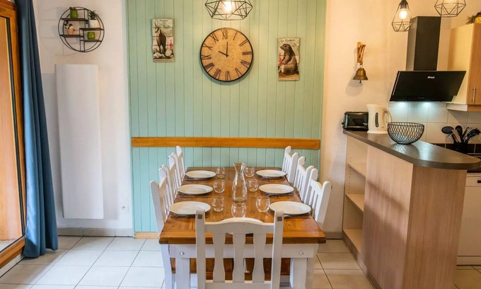 Les Orres Apartment | Residence Le Balcon Des Airelles - Nice apartment redecorated opposite the slopes
