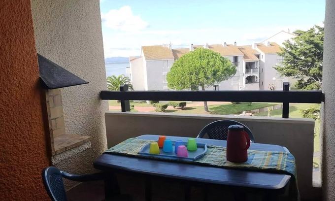 Le Barcares Apartment | Residence Parc Et Avenue Dominica - rental T2 (4 pers) swimming pool-climate included