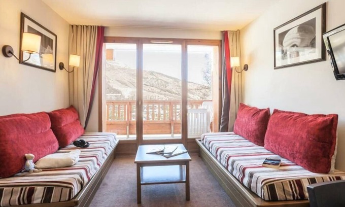 Les Claux Apartment | Residence Pierre & Vacances L'Albane - Studio 4 people - 1 sleeping area