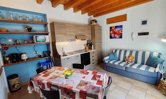 Pallanza Apartment | Residenza Silvana-Apt. A- Cielo a Suna with parking, Wifi and A/C