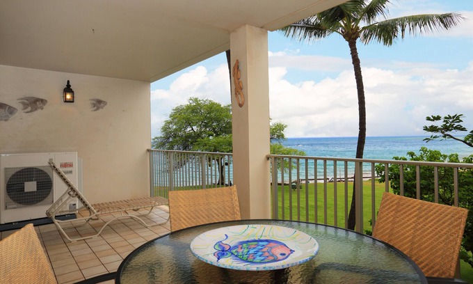 Kihei Condo | Retreat in the Heart of Paradise! Oceanfront Bliss at Royal Mauian 302