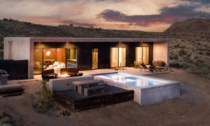 Yucca Valley House | Revolve House: Pool Overlooking Joshua Tree