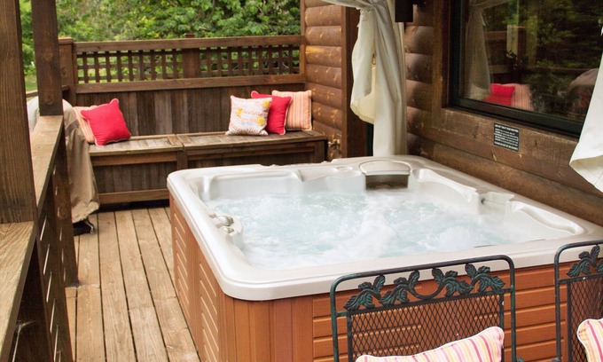 Alexander Cabin | RIVERFRONT Cabin with HOT TUB Close to Asheville. CONTACT HOST before booking.