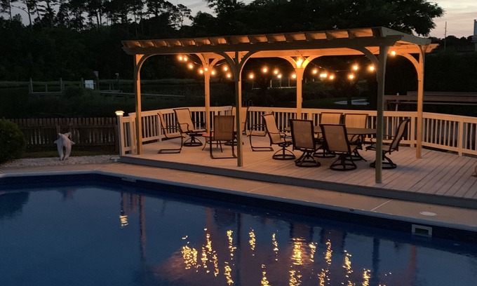 Northeast Virginia Beach House | Riverfront House, Dock, Hot Tub, Salt Pool, near beach, Free WiFi