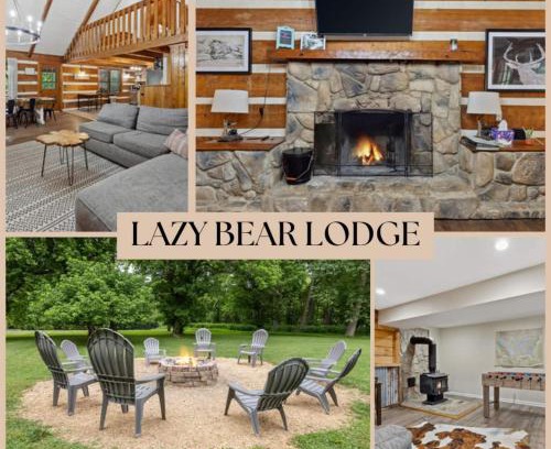 Fishers Hill House | Riverfront Log Cabin Hot Tub, Mtn Views & Hottub