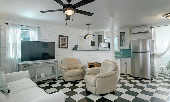 Old Town House | Romantic storybook cottage nestled in the bougainvillea of old town Port A!