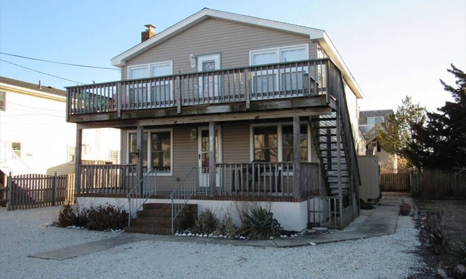 Ship Bottom Apartment | Roomy Bayside Duplex- 2 full baths