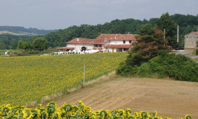 Boisne-la-Tude House | Rural gite for 4 with private terrace, shared large pool and games room