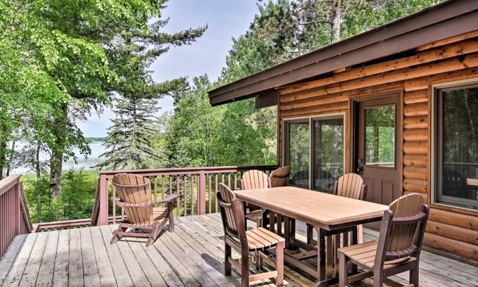 Park Rapids House | Rustic Cozy Cabin on Island Lake with Fire Pit, Dock