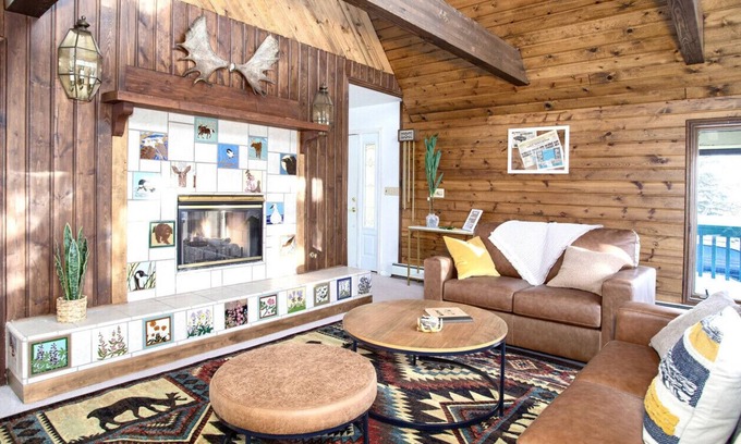College Cabin | Rustic Cozy Moose Chateau w/4b3b Center Located