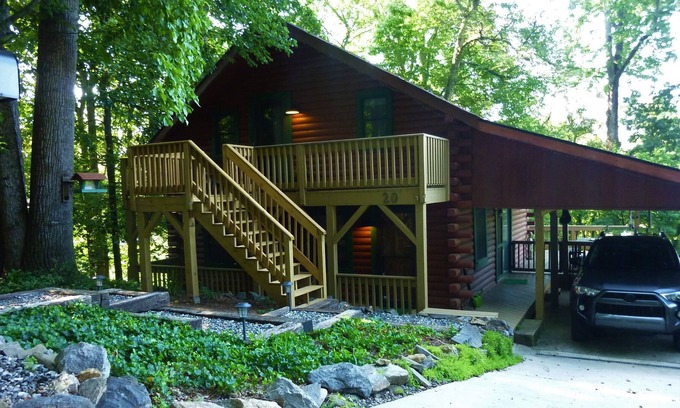 Asheville House | Rustic Log Cabin Close to Downtown!