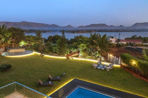Nashik Villa | SaffronStays Jannat, Igatpuri 100 Percent pet-friendly villa with amazing lake view