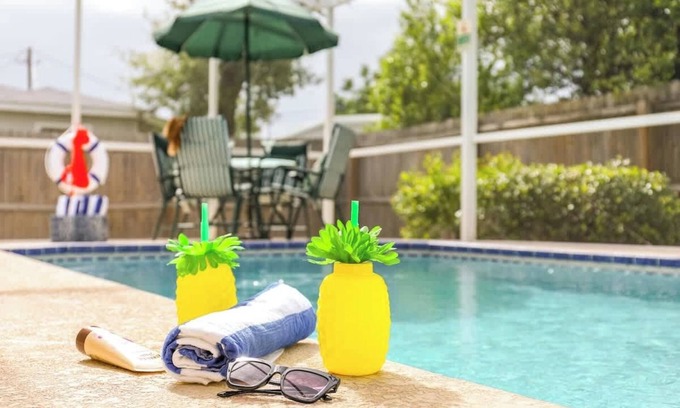 Palm Harbor House | Salty Tide Getaway | Nightlife, Pool, Play, Beach