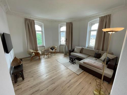 Plauen Apartment | Schönes Apartment mit Infrarot Sauna und Balkon
