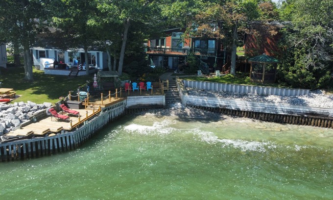 East Tawas Apartment | Schmidt's Cove - Incredible Private Lakefront Studio Apartment on Lake Huron!