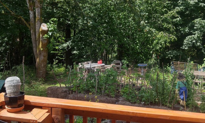 Happy Valley Apartment | Scott Creek Farm: 2 Acre Sustainable Farm With Forest, Creek, And Nature Park.