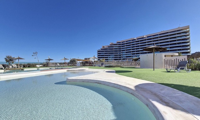 Diputacion de Rincon de San Gines Apartment | Sea, pool and mountain views with 2 terraces