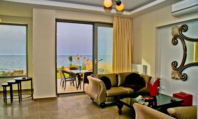 Kato Gouves Villa | Sea View Beachfront Villa Peri