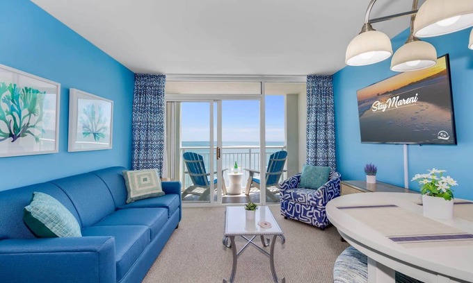 Myrtle Beach Condo | Seaclusion by StayMareni | Oceanfront King Suite