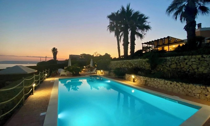 Syracuse Villa | Seafront villa with stunning views, private access to the sea, pool, WI Fi