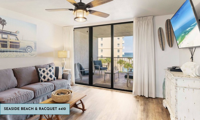 Orange Beach Condo | Seaside Beach & Racquet 4410 by Liquid Life