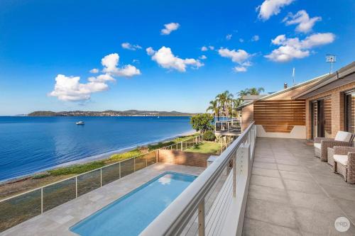 Salamander Bay House | Seaside Sanctuary - Waterfront Luxury Home with Heated Pool