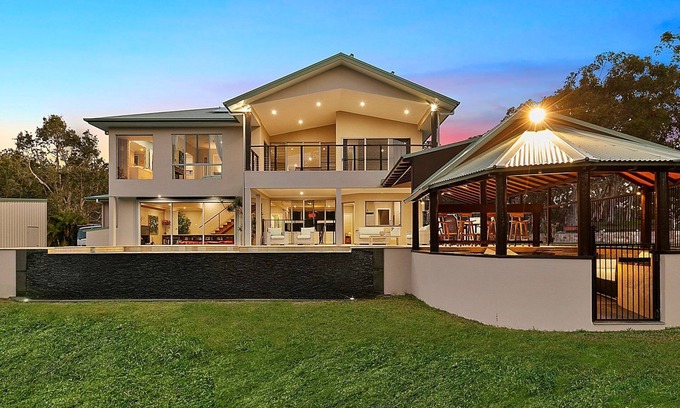 Peregian Beach House | Serenity - Home on Acreage Surrounded By Noosa National Park