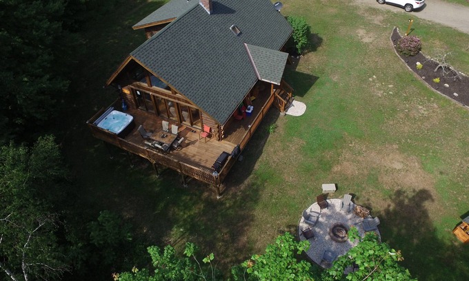 Charlemont Cabin | Sfa Lodge Log Cabin 4 Bd - 2 Ba Nestled In The Woods 5 Mins From Berkshire East