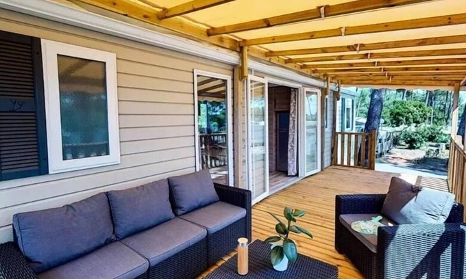 Coulanges House | Siblu – Domaine de Dugny * - Mobil home Wellness 3 hp Signature without air conditioning 8 people