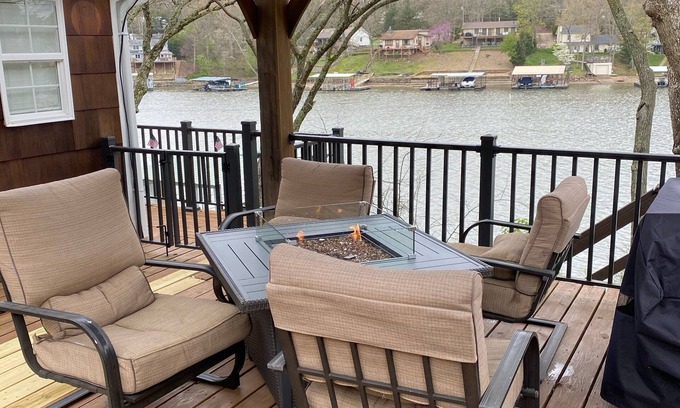 Roach House | Single level home in a gentle, quiet , deep water cove at Lake of the Ozarks .