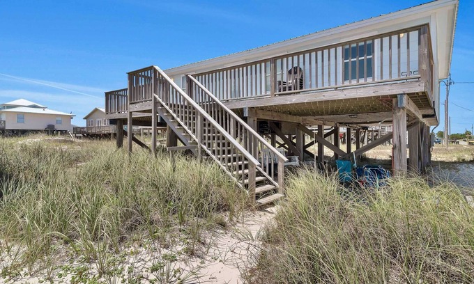 Fort Morgan House | Sit & Swann - 4 Br 2 Ba Home with Amazing Gulf Views & Easy Beach Access.