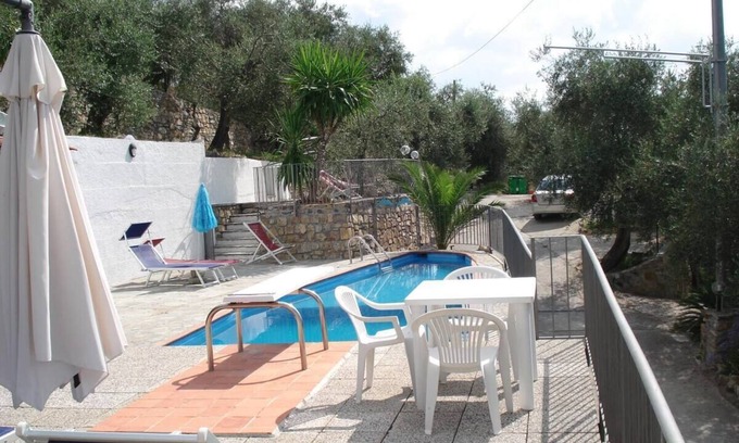 Villa Viani House | Six - Accommodation under pool with panoramic view, among olive trees, sea 15 km away