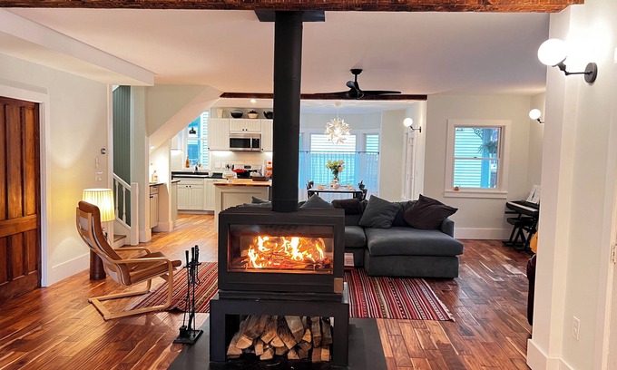 Halcottsville House | Ski, Golf, Hike, Kayak,chill by the fire in an updated Victorian in the Hills
