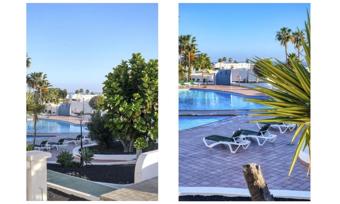 Los Mojones House | Sky and Sea Loma Verde, pool and terrace with sea view