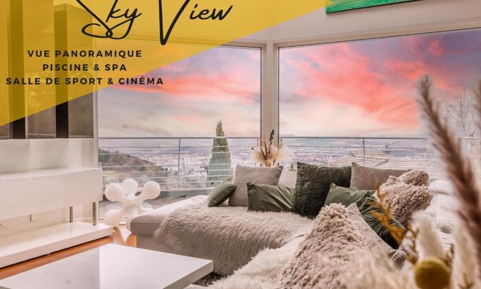 Ceyrat Villa | Sky view cinema, piscine, Spa