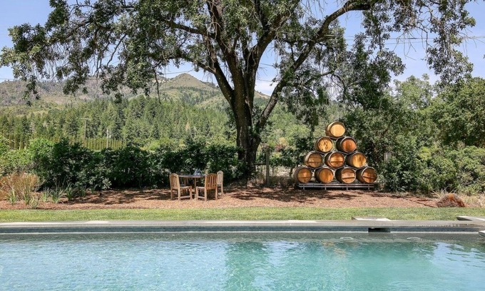 Santa Rosa House | Sonoma Vineyard Retreat with Pool, Hot Tub & Vineyard Views