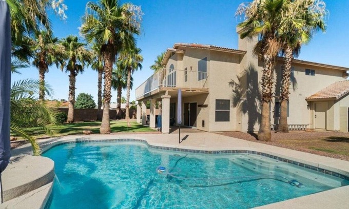 Golden Hills House | Spacious 5-bedroom house in Charming Mesa with Sparkling Heated Pool