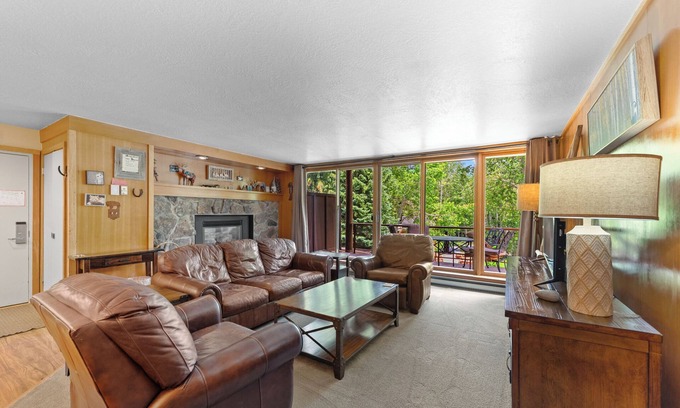 Keystone Condo | Spacious Condo w/Great Alpine Views from Private Balcony w/Gas Fireplace!