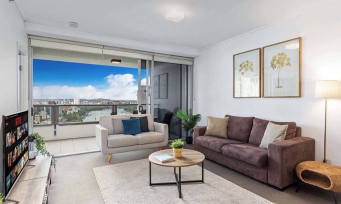 Brisbane Central Business District Apartment | Spacious High Floor Family Apartment|Great Views